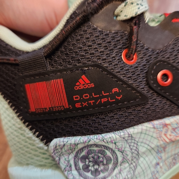 Adidas Dame 7 EXT/PLY black clear mint basketball shoes - Picture 9 of 9